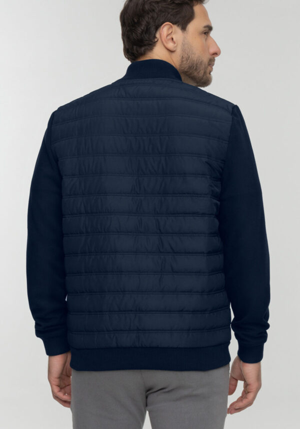 JAQUETA CASUAL PUFFER COM GOLA ALTA E ZIPER - Image 2