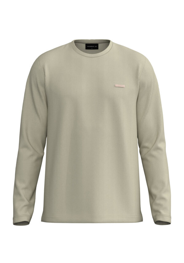 CAMISETA MANGA LONGA MALHA TEXTURIZADA HANGAR 33