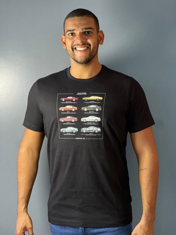 CAMISETA MEIA MALHA MUSTANG HANGAR 33
