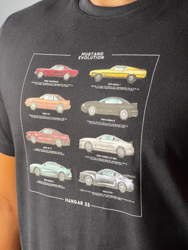 CAMISETA MEIA MALHA MUSTANG HANGAR 33 - Image 2