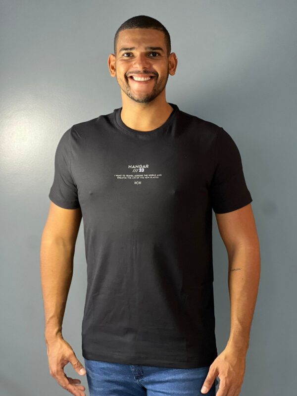 CAMISETA MALHA COTTON FORTY HANGAR 33