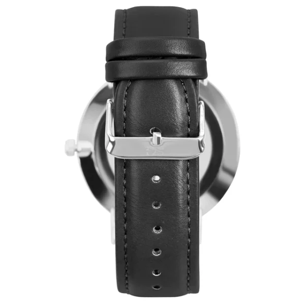 RELOGIO MASCULINO PRETO PULSEIRA DE COURO MURRAY BLACK HILL 40MM - Image 4