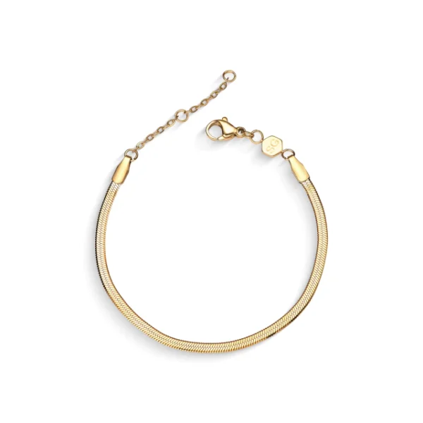 PULSEIRA DOURADA FINA AJUSTAVEL ESTILO SNAKE - Image 2