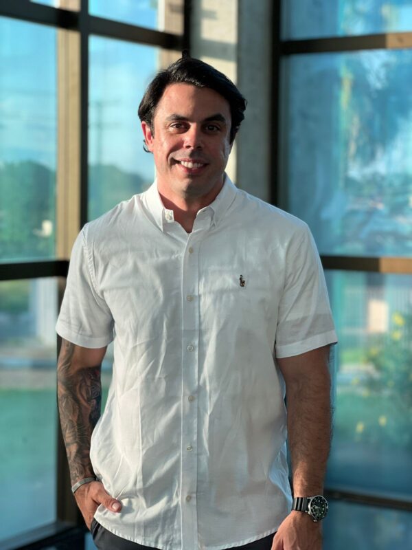 CAMISA SOCIAL RALPH LAUREN BRANCA OXFORD M.CURTA