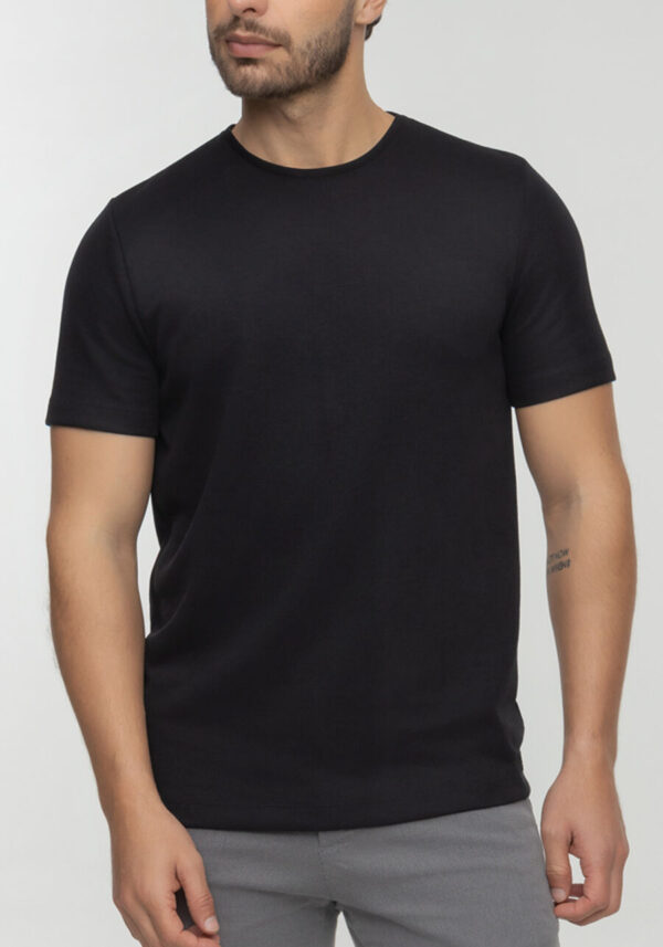 CAMISETA GOLA REDONDA MALHA TRICO