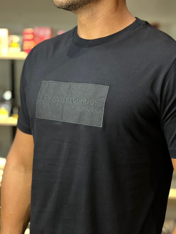 CAMISETA ARMANI LOGO QUADRADA