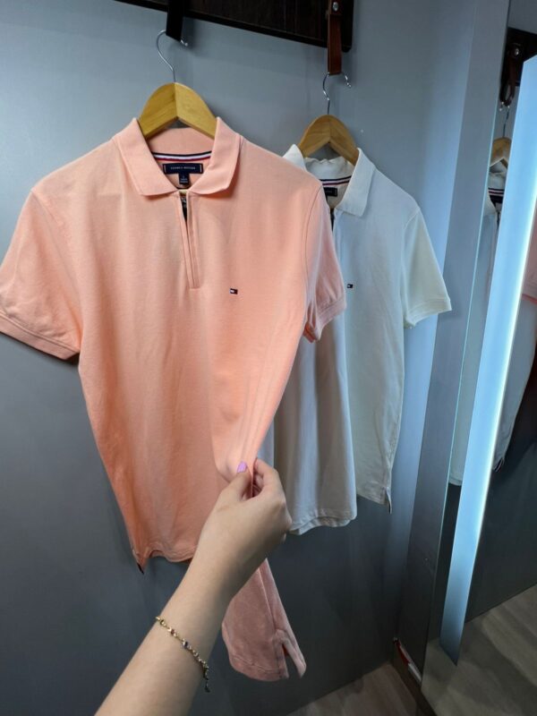 POLO TOMMY HILFIGER CLASSICA ZIPER PIQUET