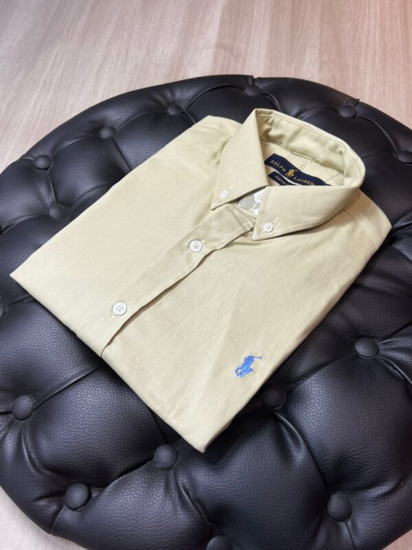 CAMISA M.CURTA RALPH SARJA VERDE CLARO